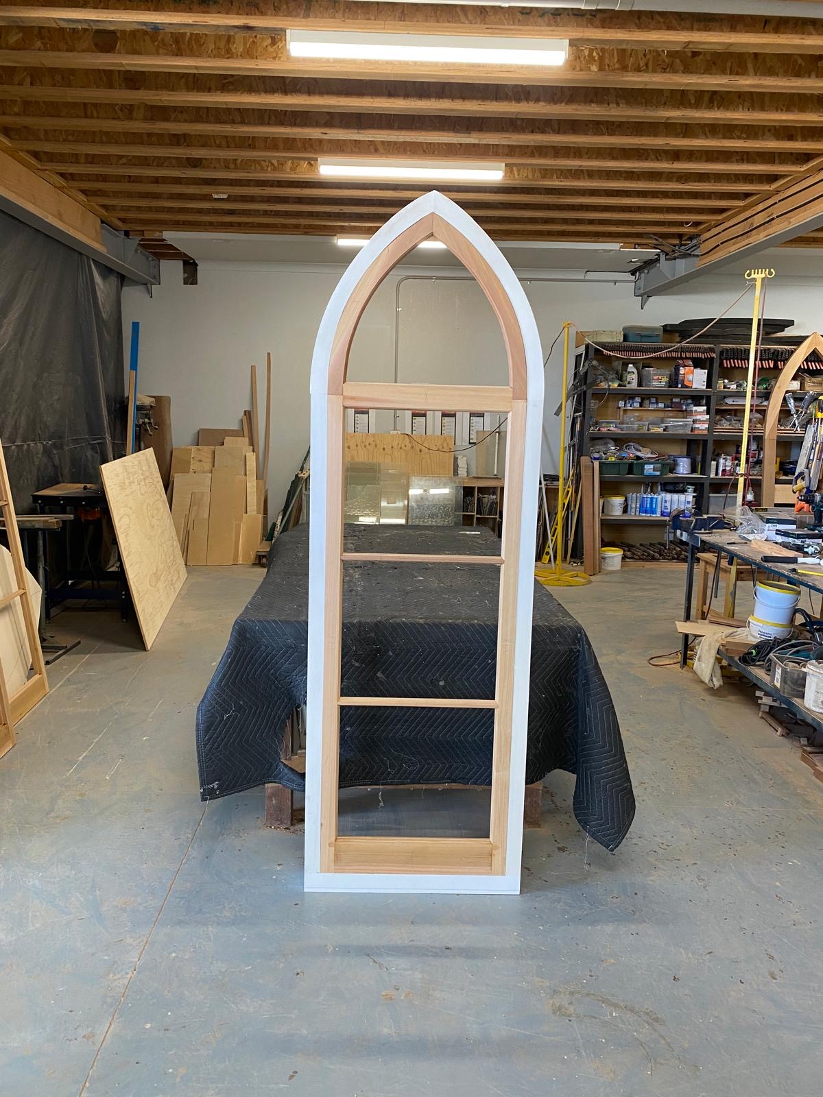 New Arched Door Installation in Campbeltown