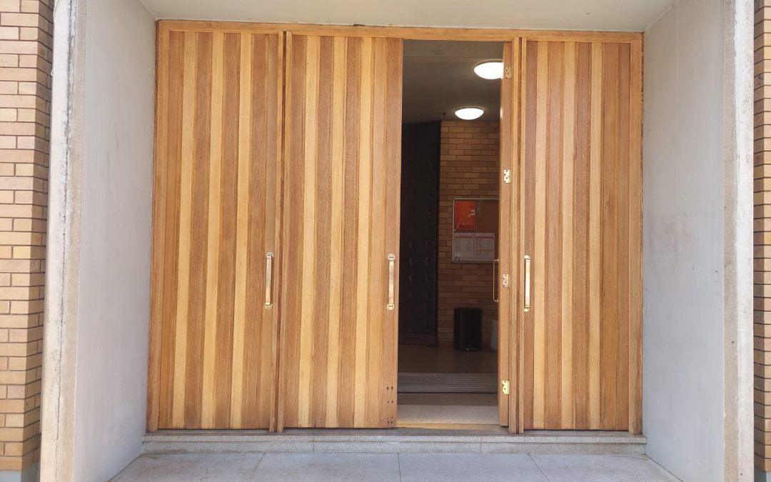 Door Restoration in Liverpool Catholic Church