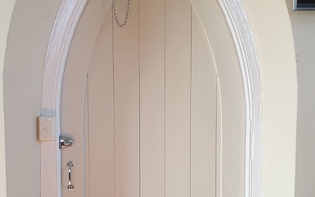 New Arched Door Installation in Campbeltown