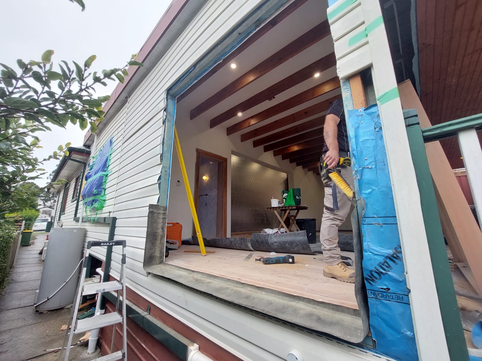 New Timber Sill Installation and Waterproof Flashing in Mosman